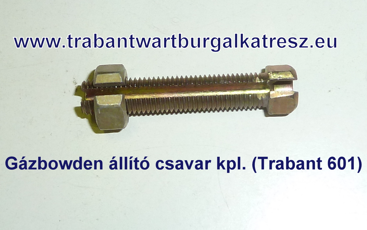 Gázbowden állító    csavar kpl. DDR (Tr.601)